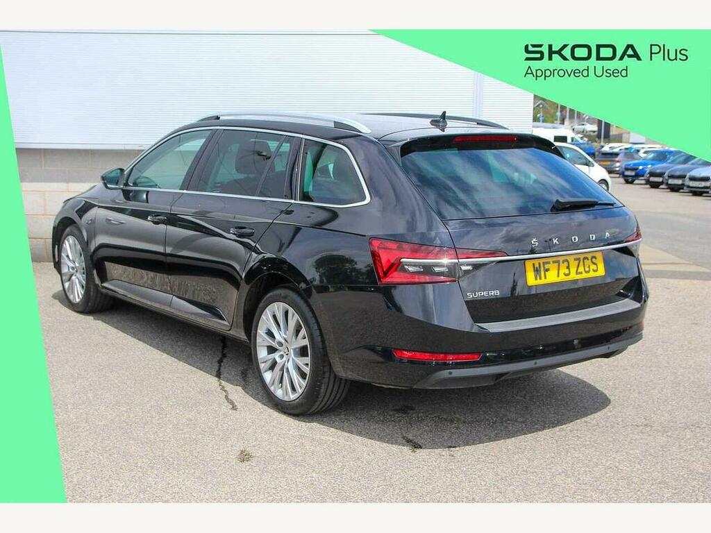 Skoda Superb 2023 2.0 Tdi Cr 200 Se L Dsg WF73ZGS Black #3