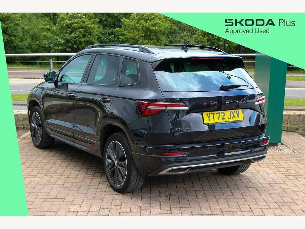 Skoda Karoq 2022 2.0 Tdi 150 Sportline YT72JXV Black #3
