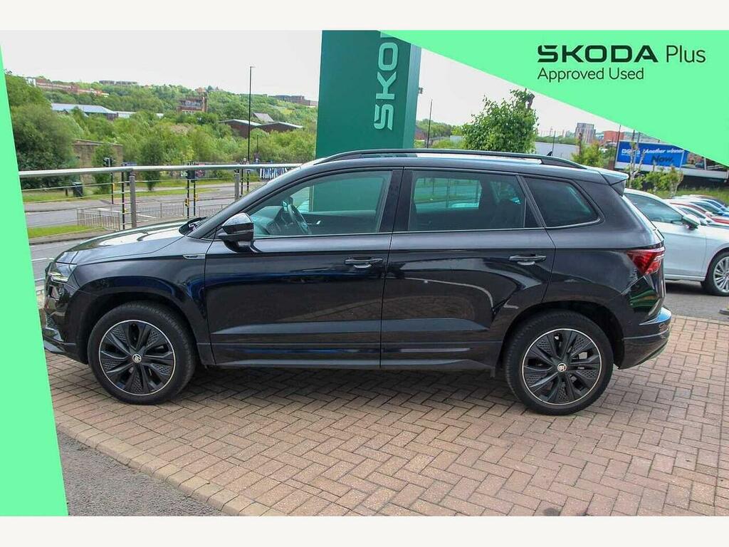 Skoda Karoq 2022 2.0 Tdi 150 Sportline YT72JXV Black #4