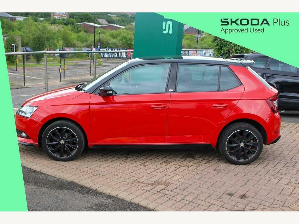 Skoda Fabia 2019 1.0 Tsi Monte Carlo YT19MDZ Red #4
