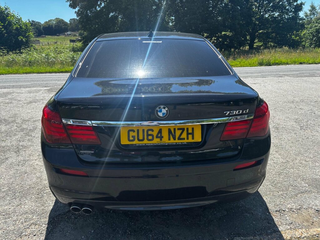 BMW 7 Series 740D Se Black #8