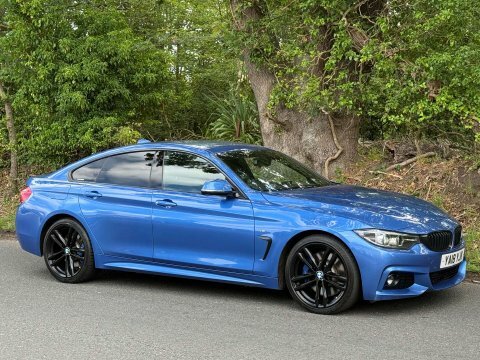 BMW 4 Series Gran Coupe 3.0 430D Gran YA18YJK Blue #3