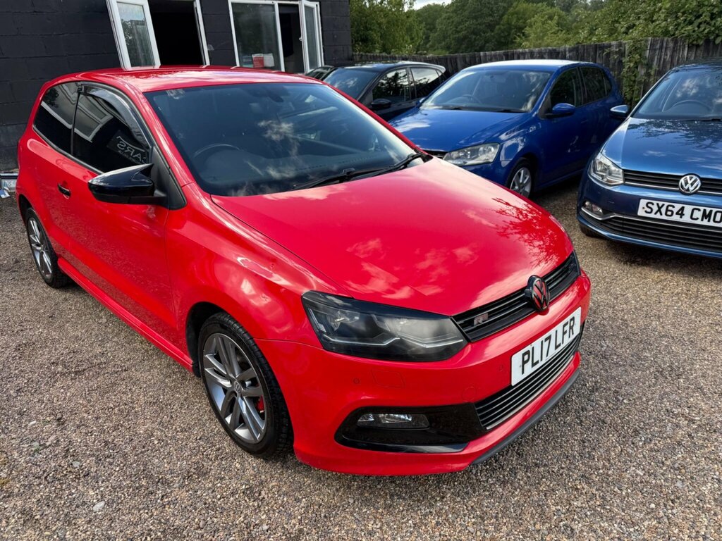 Volkswagen Polo 1.2 Tsi R-line Euro 6 Ss PL17LFR Red #4