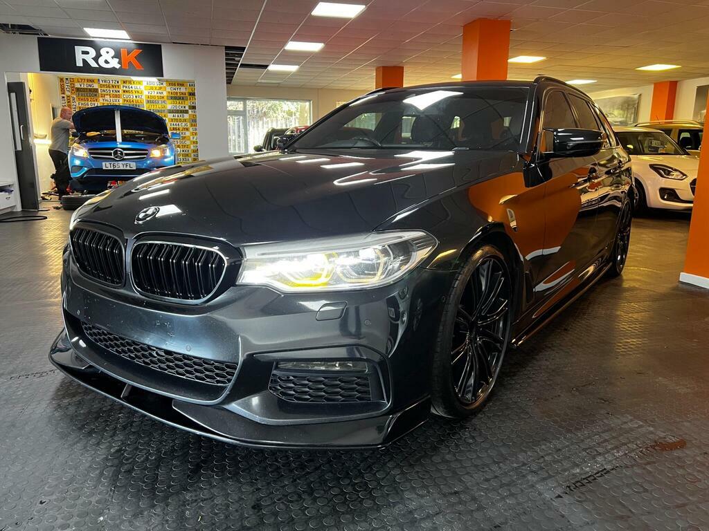 BMW 5 Series 2.0 520D M Sport Touring Euro 6 S S Black #3