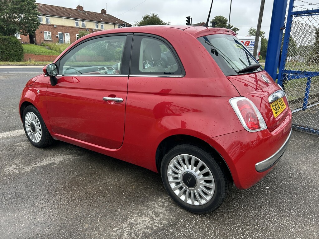Fiat 500 Hatchback 1.2 500 1.2 Lounge 2014 SK14SVX Red #3