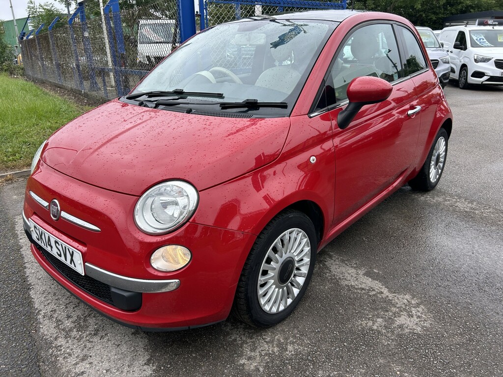 Fiat 500 Hatchback 1.2 500 1.2 Lounge 2014 SK14SVX Red #2