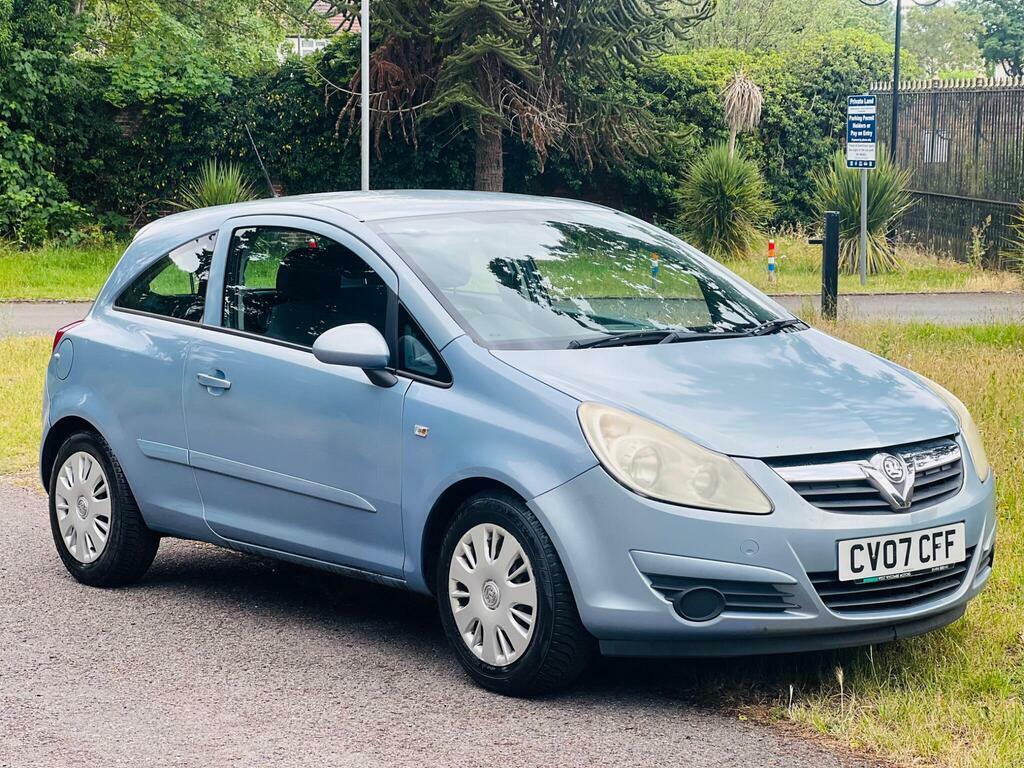 Vauxhall Corsa Mpv White #1