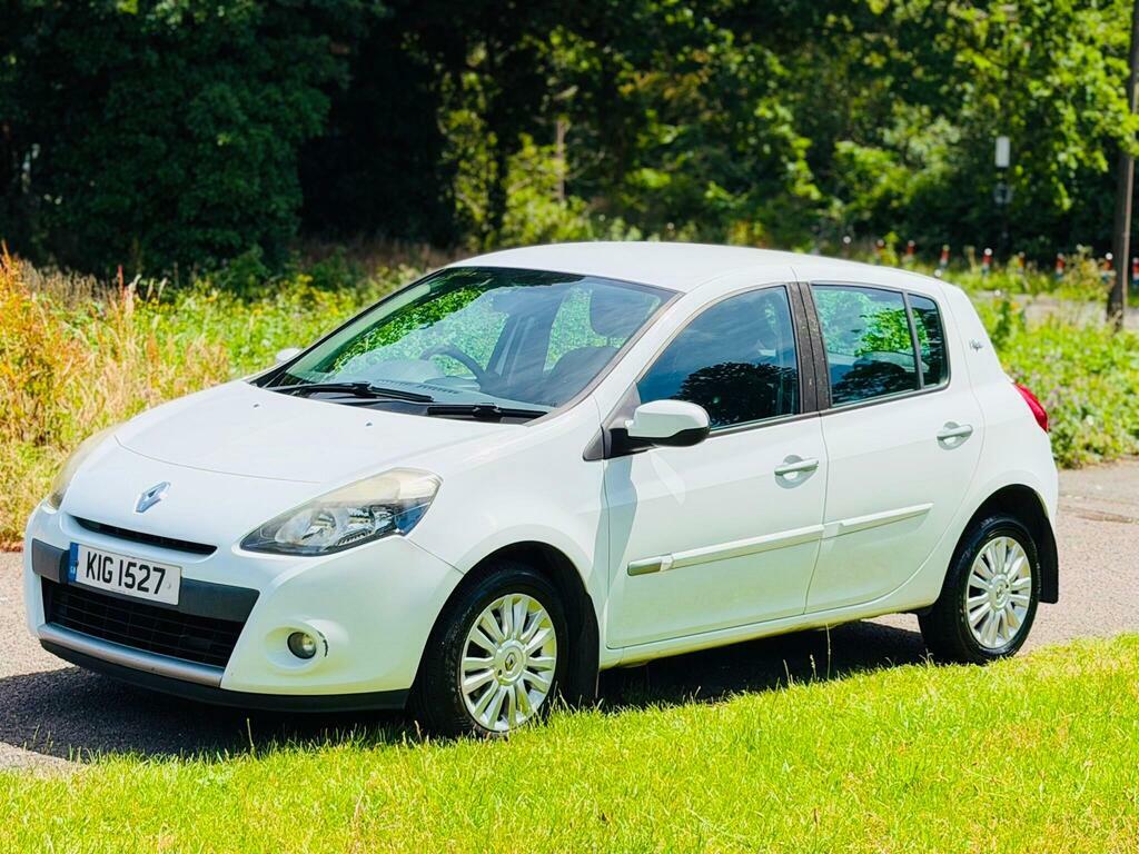 Renault Clio 1.2 I-music Euro 5 White #6