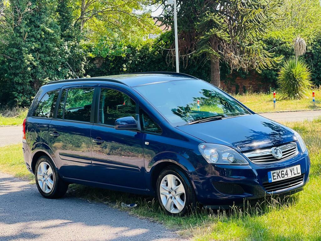 Vauxhall Zafira 1.8 16V Exclusiv Euro 5 Blue #2