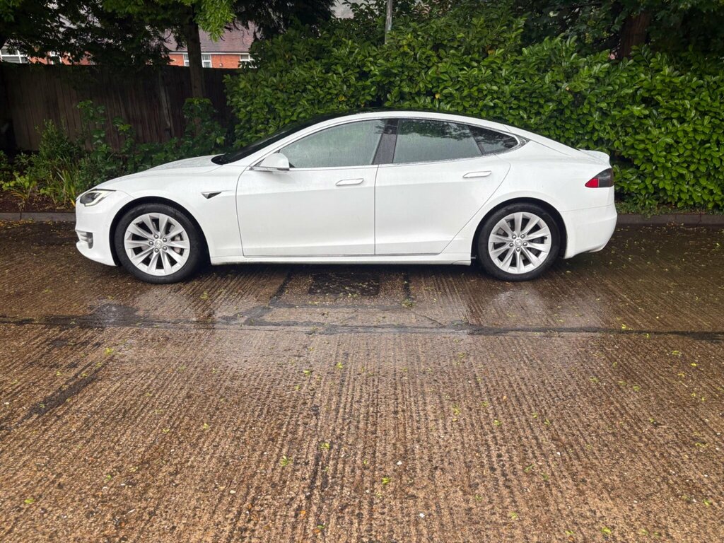 Tesla Model S 75D Dual Motor 4Wd White #6