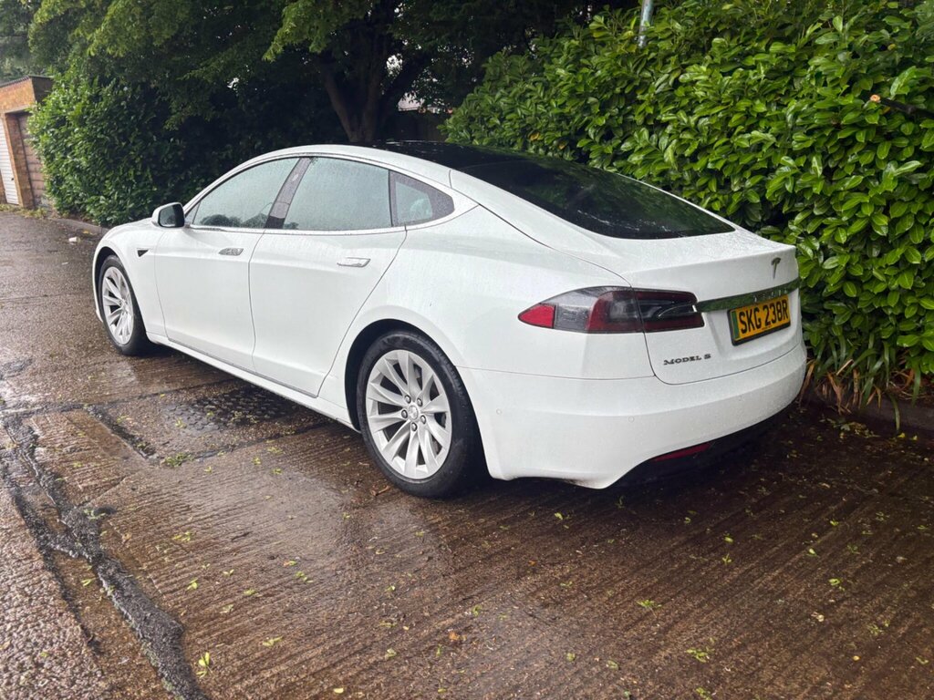 Tesla Model S 75D Dual Motor 4Wd White #2