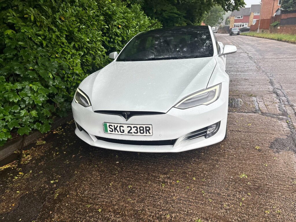 Tesla Model S 75D Dual Motor 4Wd White #5
