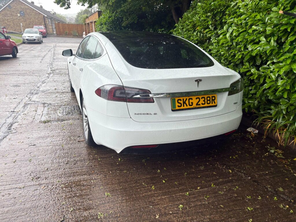 Tesla Model S 75D Dual Motor 4Wd White #3