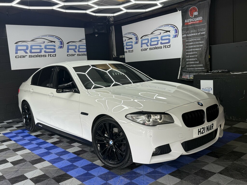 BMW 5 Series 2.0 520D M Sport Saloon White