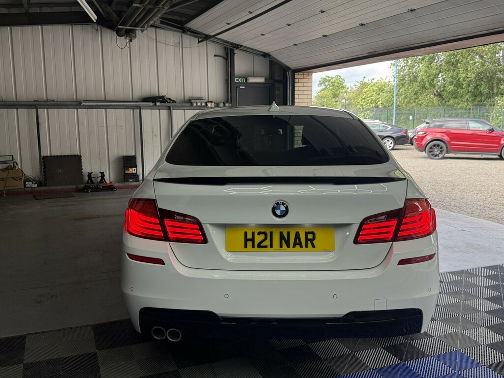 BMW 5 Series 2.0 520D M Sport Saloon White #5