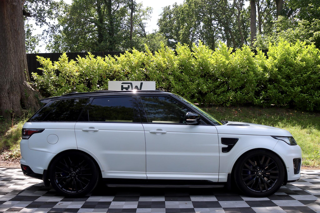 Land Rover Range Rover Sport 5.0 V8 Svr 4Wd Euro 6 Ss KU67RWJ White #2