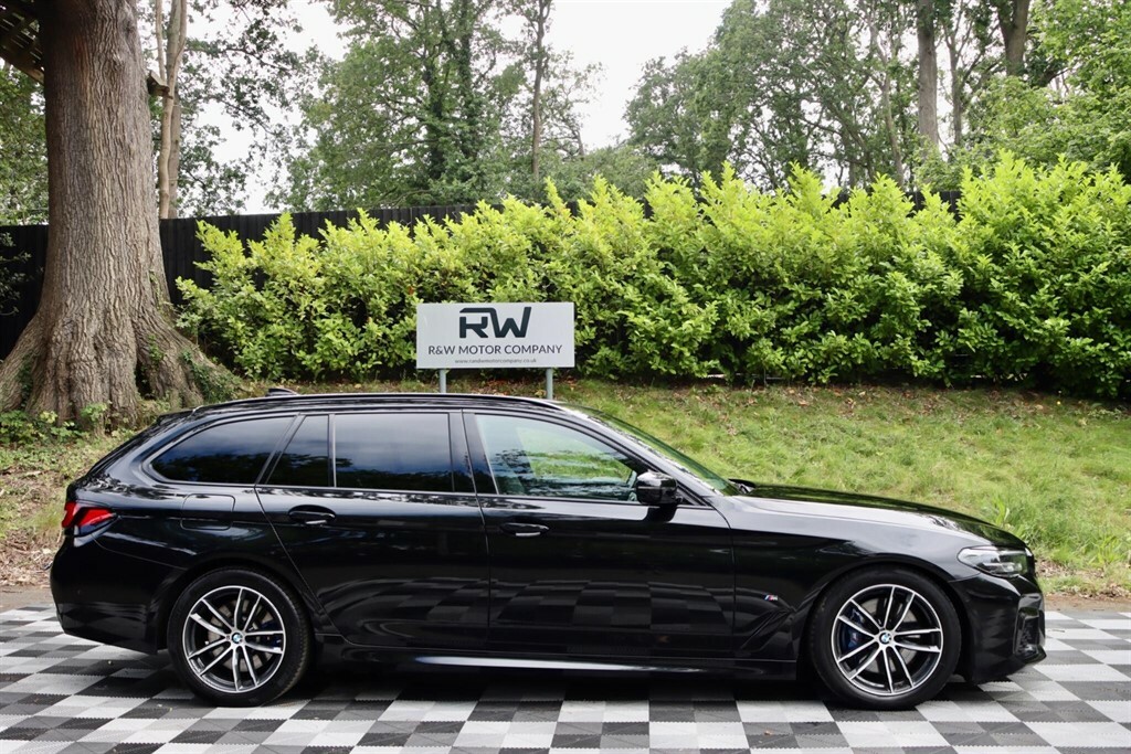 BMW 5 Series 2.0 530E 12Kwh M Sport Touring Steptronic Euro 6 Black #2