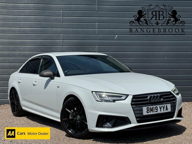 Audi A4 2019 2.0 Tdi 40 S Line Saloon S Tronic White