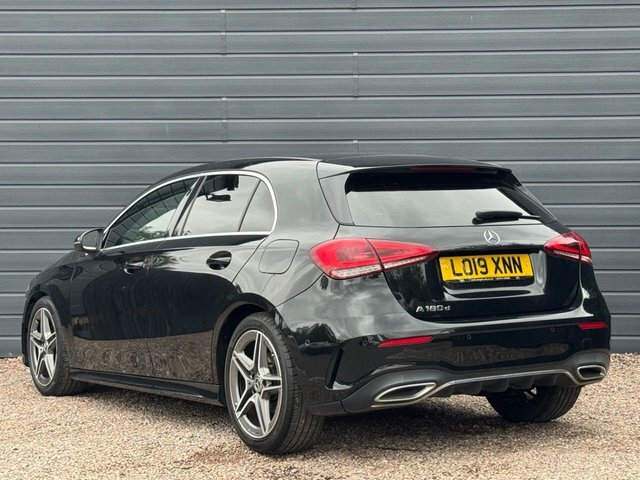 Mercedes-Benz A Class 2019 1.5 A180d Amg Line Executive Hatchback LO19XNN Black #2