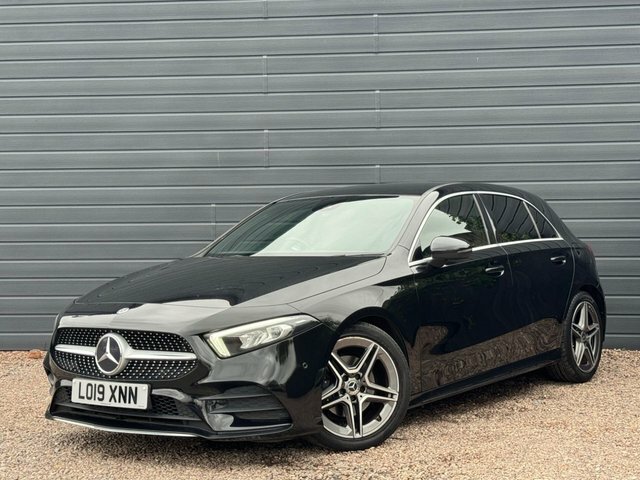 Mercedes-Benz A Class 2019 1.5 A180d Amg Line Executive Hatchback LO19XNN Black #4