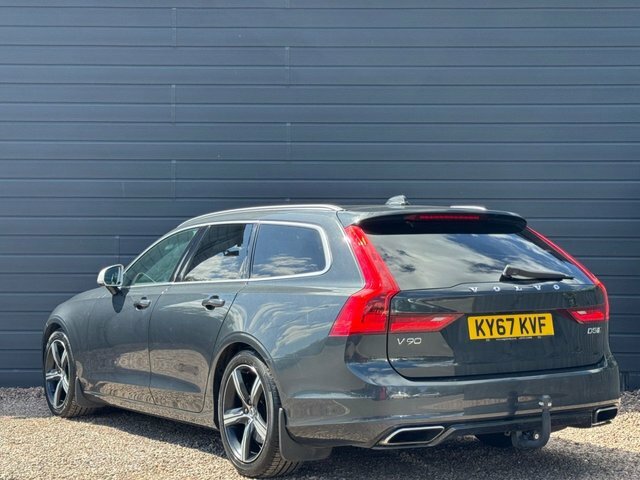 Volvo V90 2017 2.0 D5 Powerpulse R-design Pro Estate Die KY67KVF Grey #2