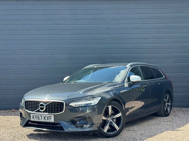 Volvo V90 2017 2.0 D5 Powerpulse R-design Pro Estate Die KY67KVF Grey #4
