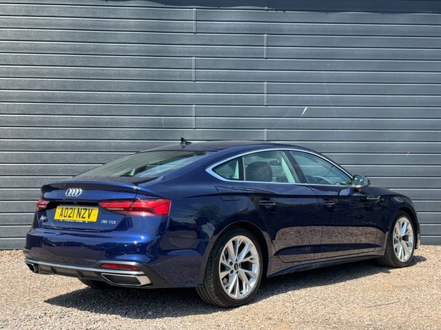 Audi A5 2021 2.0 Tdi 35 Sport Sportback S AO21NZV Blue #5