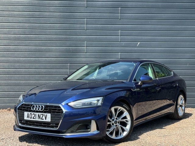 Audi A5 2021 2.0 Tdi 35 Sport Sportback S AO21NZV Blue #4