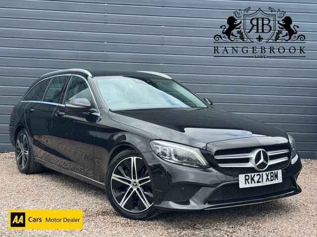Mercedes-Benz C Class 2021 1.5 C200 Mhev Eq Boost Sport Estate Black