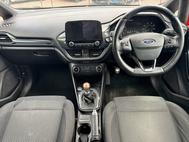 Ford Fiesta 2018 1.0T Ecoboost St-line Hatchback WM18DDK Red #3