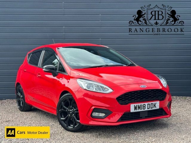 Ford Fiesta 2018 1.0T Ecoboost St-line Hatchback WM18DDK Red