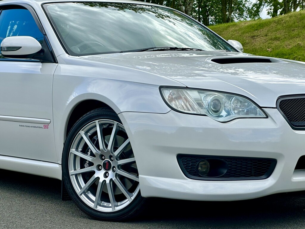 Subaru Legacy Tuned By Sti 2.0 Turbo White #4