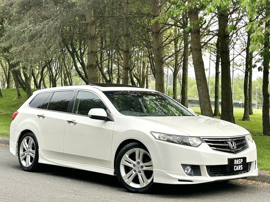 Honda Accord 2.4 I-vtec Sports Tourer Estate Tl Fresh Import White #2