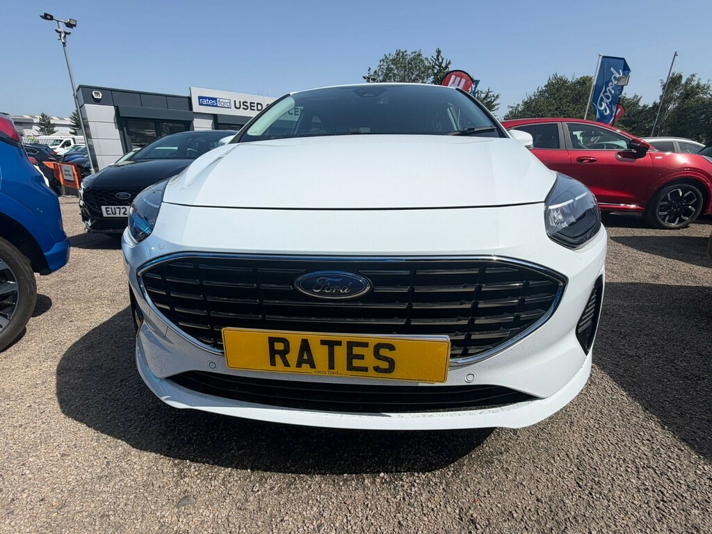 Ford Fiesta Fiesta Hatchback 1.0 Ecoboost Hybrid Mhev 125 Tita EG24HMY White #2