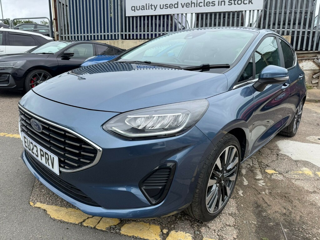 Ford Fiesta Fiesta Hatchback 1.0 Ecoboost Hybrid Mhev 125 Tita EU23PRV Blue #3