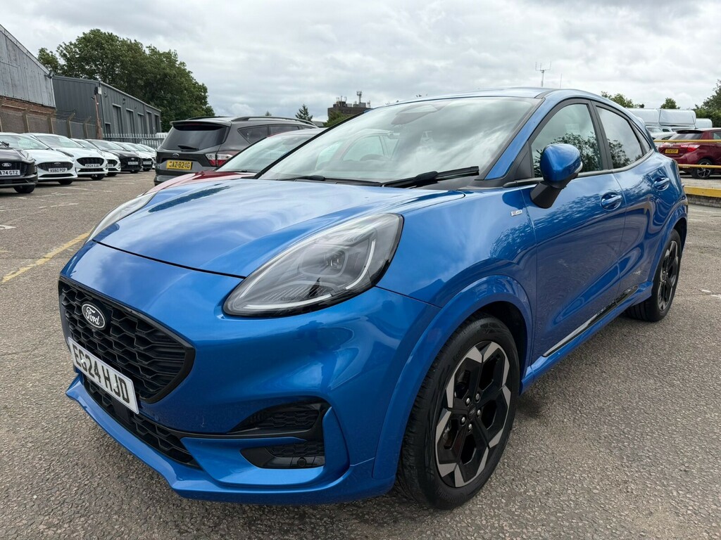 Ford Puma Puma Hatchback 1.0 Ecoboost Hybrid Mhev 155 St-lin EG24HJD Blue #3