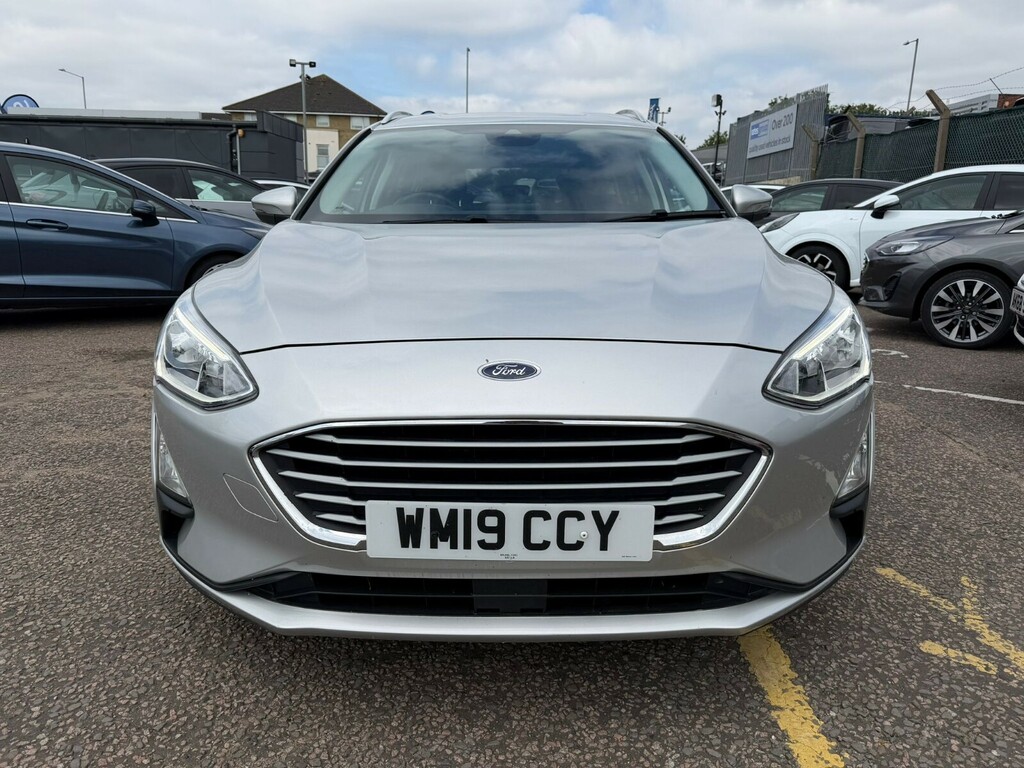 Ford Focus Focus Estate 1.0 Ecoboost 100 Zetec WM19CCY Silver #2