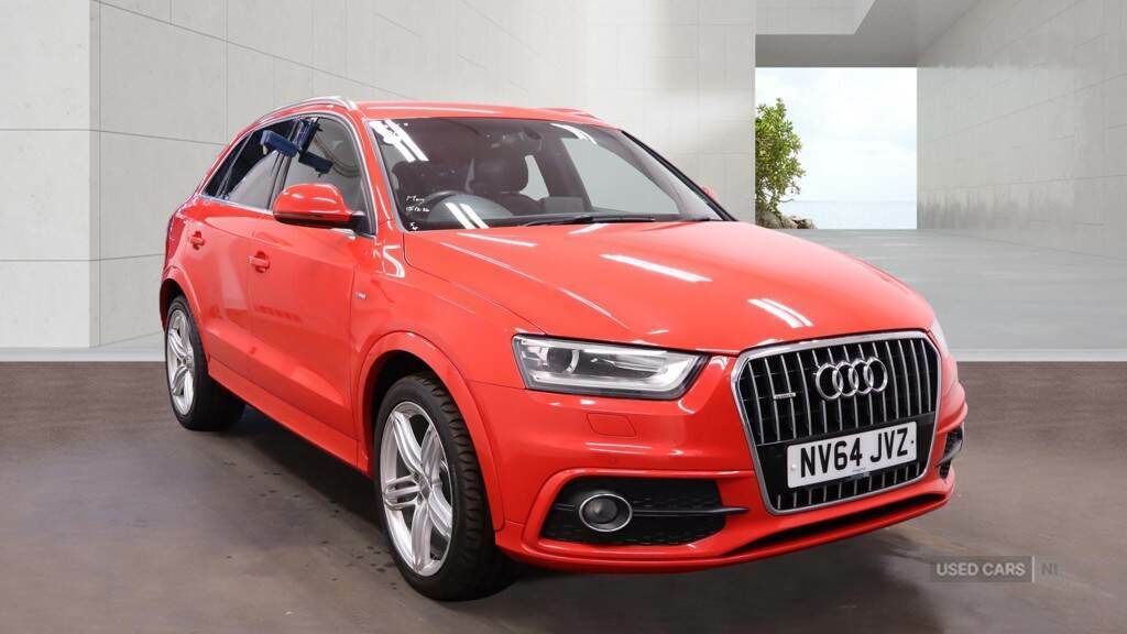 Audi Q3 2.0 Tdi Quattro S Line Plus NV64JVZ Red