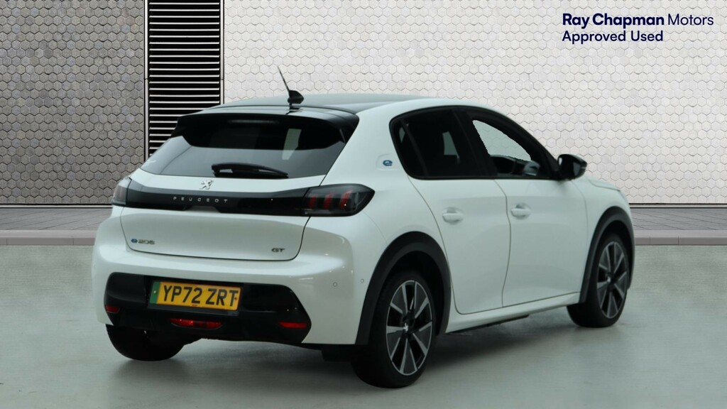 Peugeot e-208 50Kwh Gt Premium Tinted Windows, Blis, Led Headli White #2