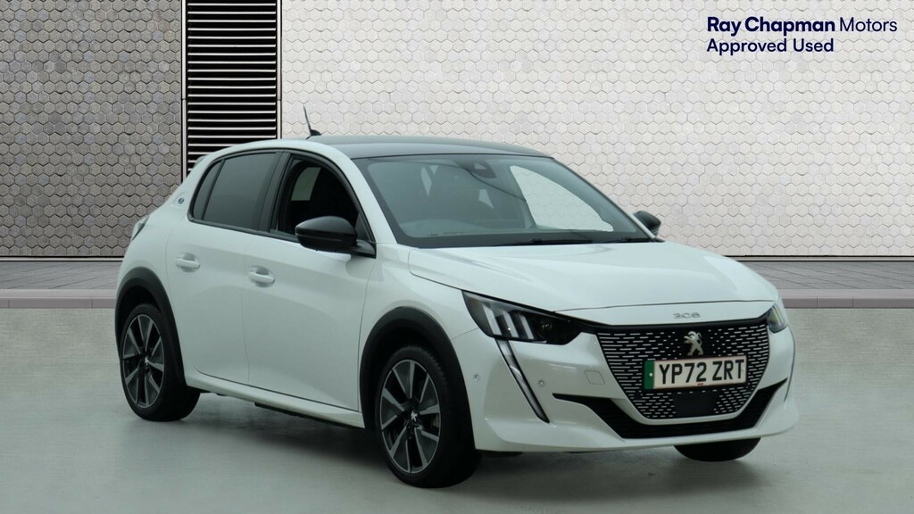 Peugeot e-208 50Kwh Gt Premium Tinted Windows, Blis, Led Headli White