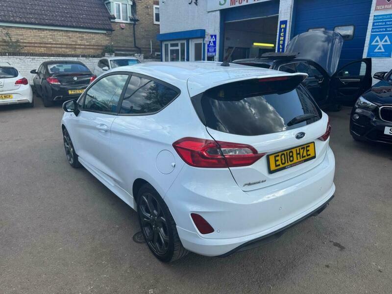 Ford Fiesta 1.0T Ecoboost St-line Euro EO18HZE White #4
