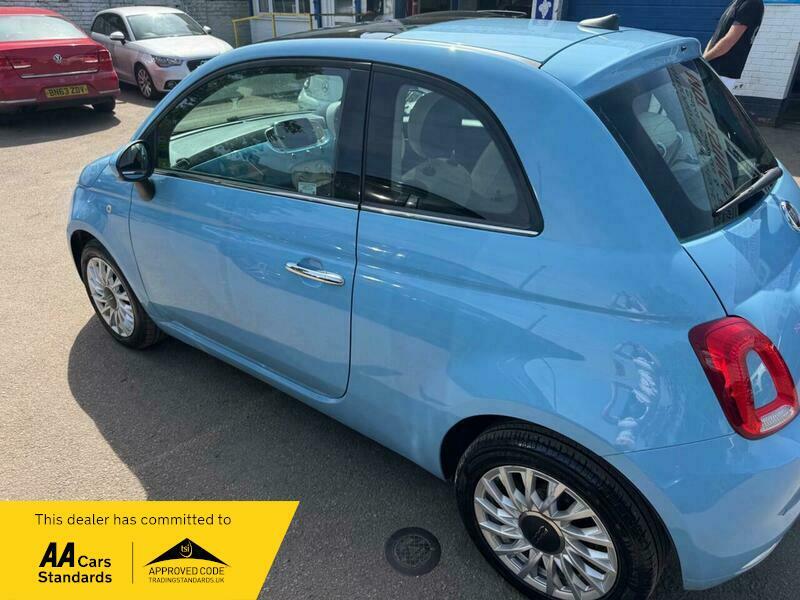 Fiat 500 1.2 Lounge Euro 6 NV66HJD Blue #4