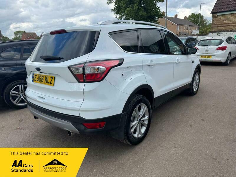 Ford Kuga 2.0 Tdci Titanium Euro EJ66KLZ White #5