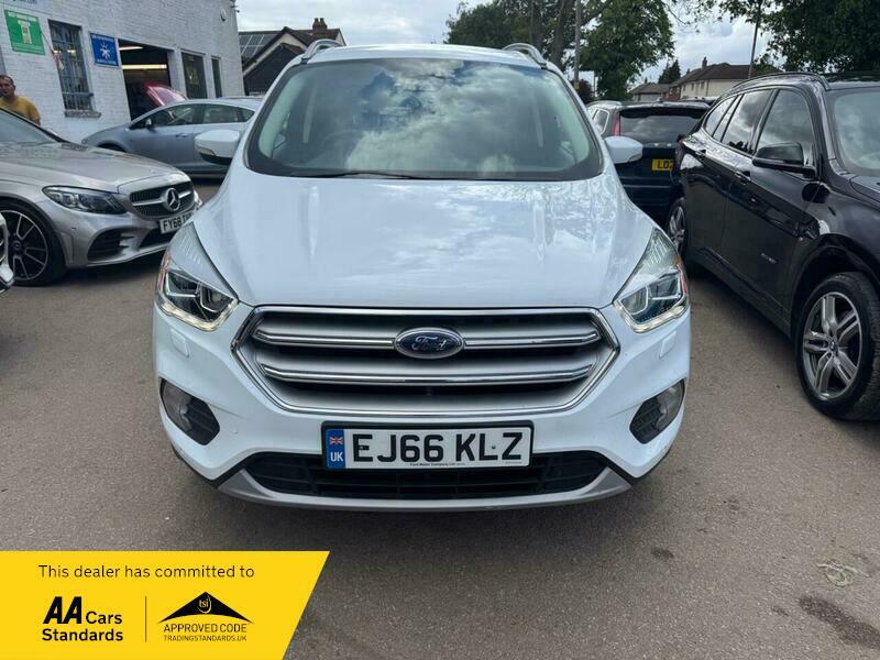 Ford Kuga 2.0 Tdci Titanium Euro EJ66KLZ White #2
