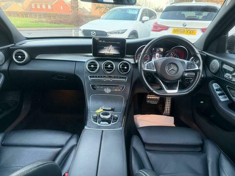 Mercedes-Benz C Class 2.1 D Amg Line Premium Plus Cabriolet G-tronic Blue #12