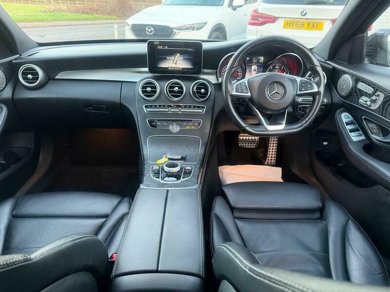Mercedes-Benz C Class 2.1 D Amg Line Premium Plus Cabriolet G-tronic Blue #14