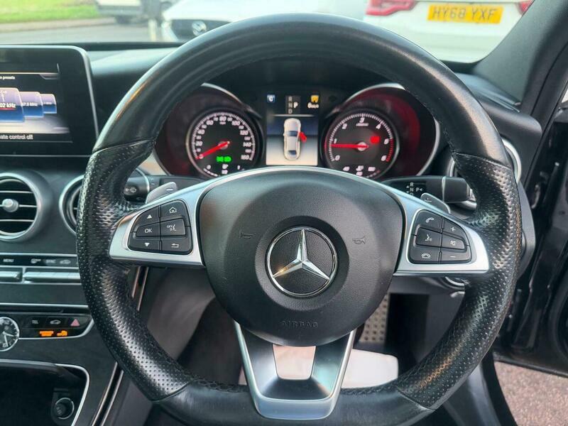 Mercedes-Benz C Class 2.1 D Amg Line Premium Plus Cabriolet G-tronic Blue #21
