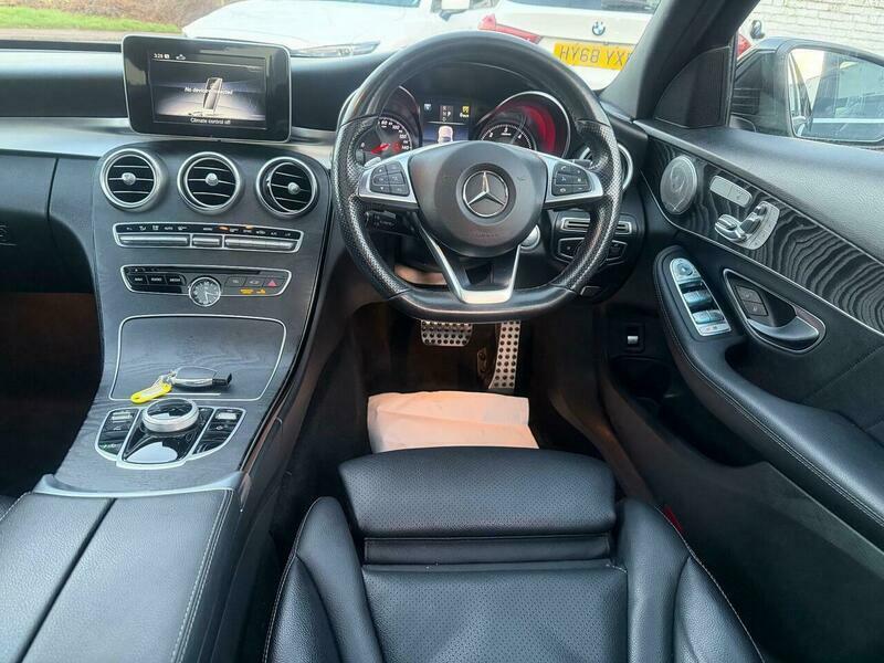 Mercedes-Benz C Class 2.1 D Amg Line Premium Plus Cabriolet G-tronic Blue #11