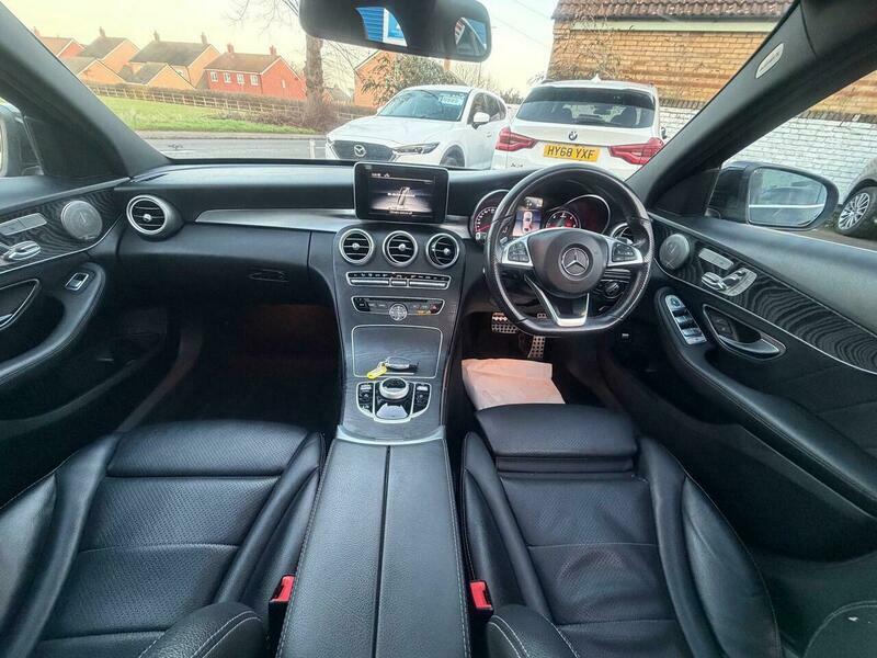 Mercedes-Benz C Class 2.1 D Amg Line Premium Plus Cabriolet G-tronic Blue #15
