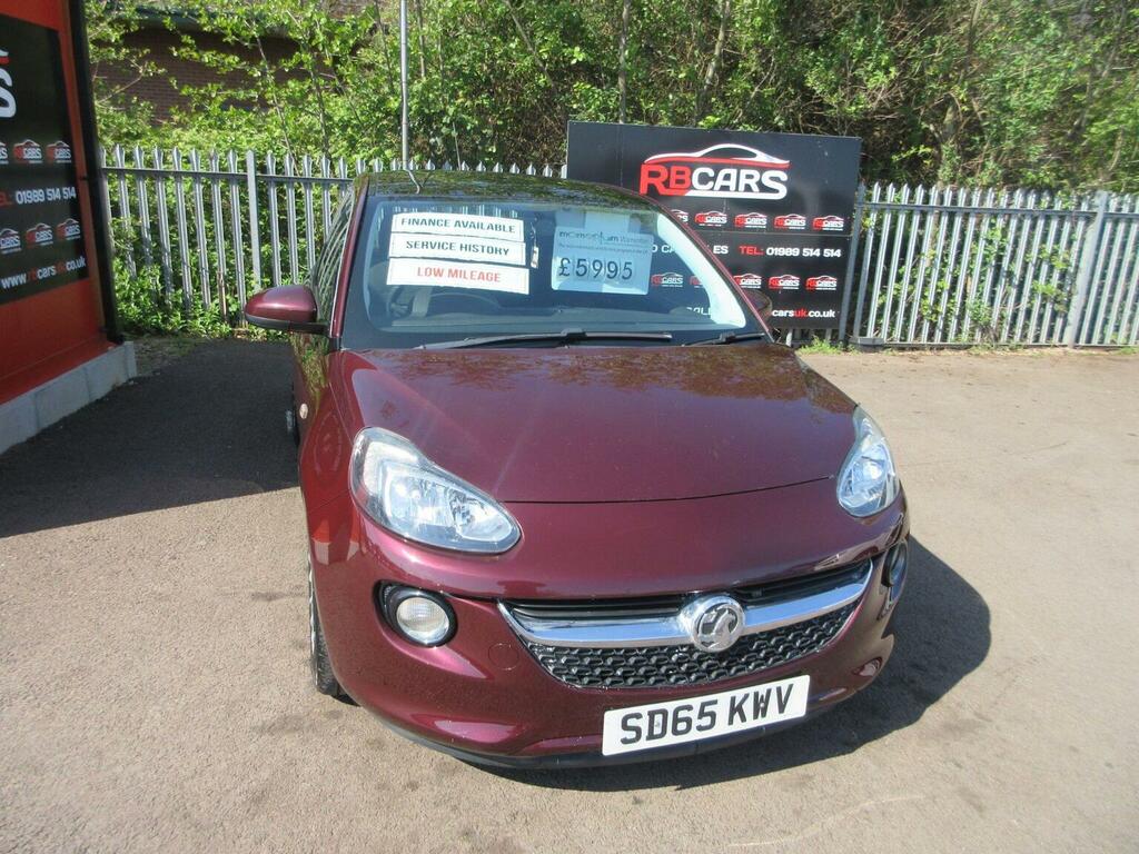 Vauxhall Adam Hatchback 1.2I Glam Euro 6 201565 SD65KWV Red